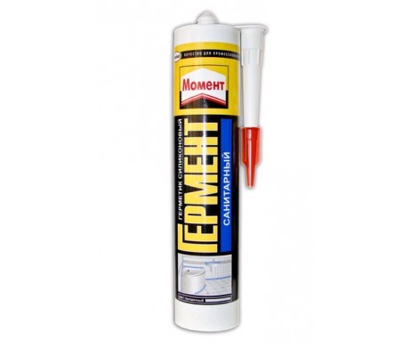 Henkel МОМЕНТ Герметик санитарный силиконовый, белый 280 мл