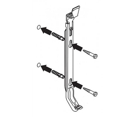 Buderus Настенный кронштейн тип K15.4 (900), с пласт. вставками (тип 20/21/22/33)