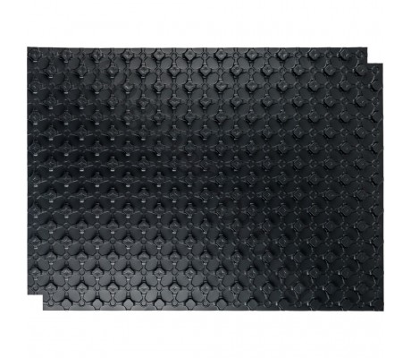 SMF-0001-110802 STOUT мат для теплого пола с бобышками черный 1100х800х20