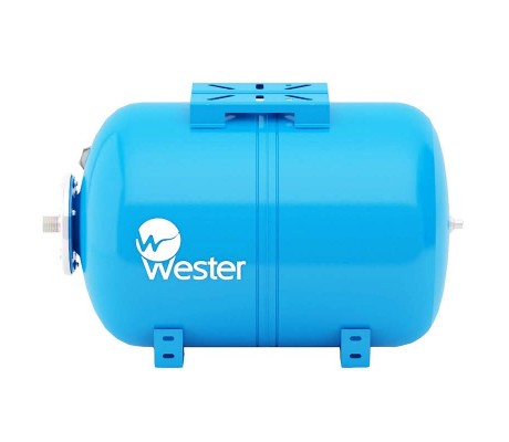 Бак мембранный для водоснабжения 150л горизонт. Wester WAO150