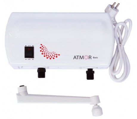 Водонагреватель электрический проточный ATMOR Basic 3500 (кухня)