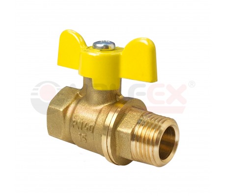 Кран шаровый для газа VALFEX ГАЗ ВР/НР бабочка 3/4