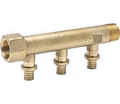 Коллектор распределительный на три трубы R/Rp 3/4-20 RAUTITAN 137225-002 Rehau